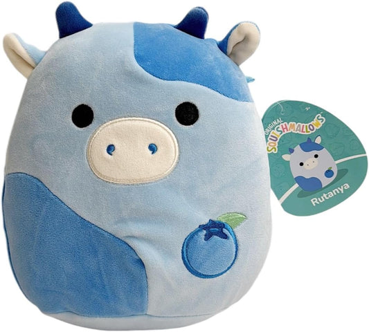 Squishmallows 8" Officially Licensed Kellytoy Fall Squad Plush - Collectible Soft & Squishy Stuffed Animal Toy - Add to Your Squad - Gift for Kids, Girls & Boys - 8 Inch (Rutanya Cow)