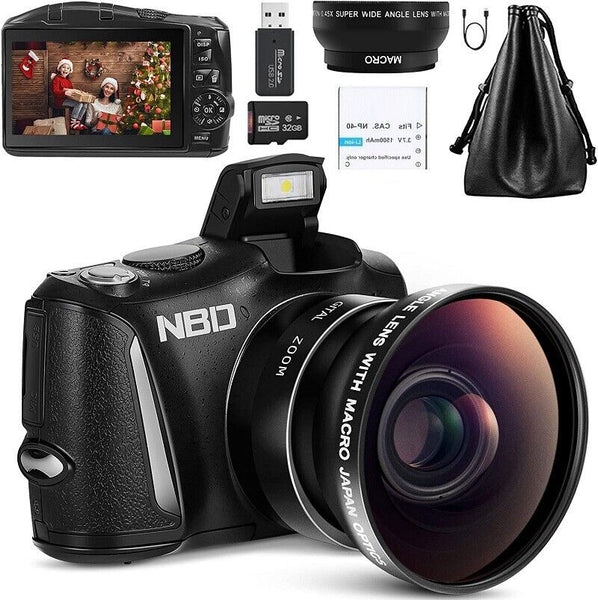 NBD Digital Camera 4K HD 48MP 3.0" Screen
