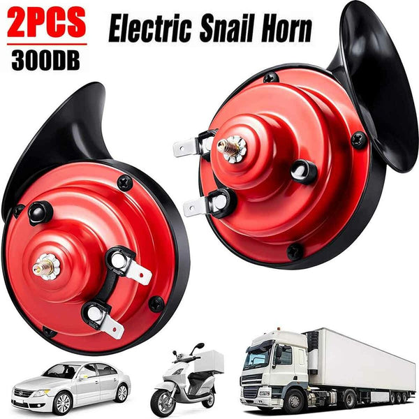 2PCS 300DB Super Loud Air Horn For Car Truck Boat Train Motor Speaker Universal
