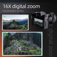 Digital Camera 4K HD 48MP 3.0" Screen Compact 16X Video Camera Anti-Shake 32GB SD