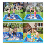 Splash Pad, 70‘’ Outside Sprinkler Play Mat