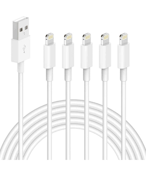 iphone cable 5 packs 6 ft each