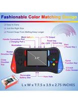 Handheld Game Console, Retro Super Mini Game Player 500 Classical FC Games 3.5-Inch Color Screen Support for Connecting TV & Two Players 1020mAh Rechargeable Battery Present for Kids and Adult